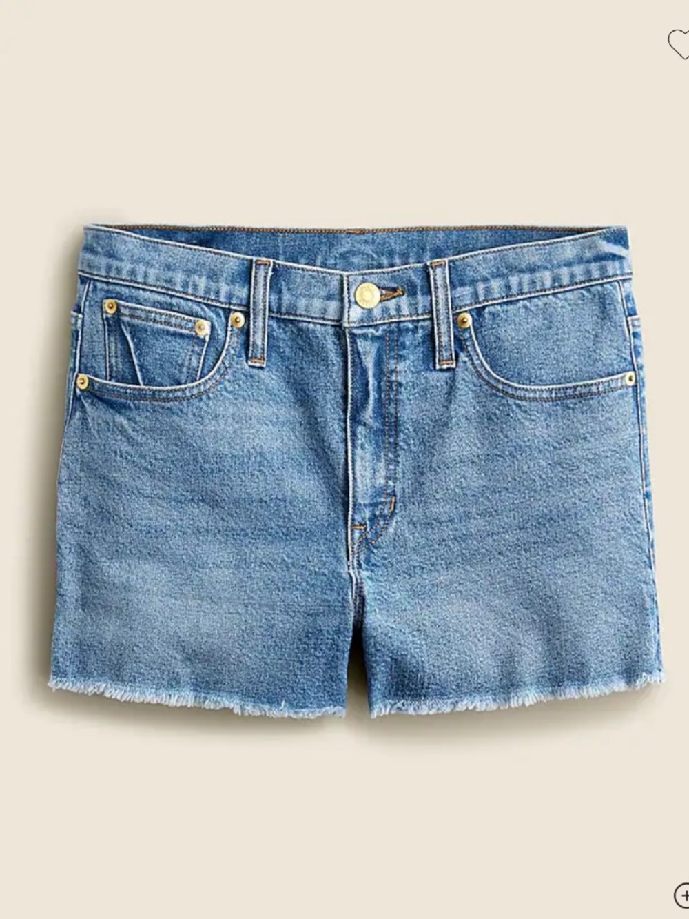 Set of TWO J. Crew blue denim shorts :: size 27